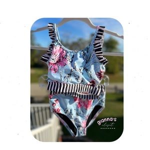 Oh LaLa 2 piece flower dancewear set